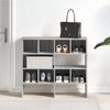 vidaXL Schuhregale 2 Stk. Stapelbar Grau Sonoma 89,5x30x40 cm 858850 Bild 3