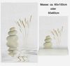 Ekershop Badematte Wellness Stone Badteppich Badvorleger für Dusche WC Duschvorhang, rutschhemmend beschichtet, fußbodenheizungsgeeignet, schnell trocknend, Polyester, 50 cm x 60 cm Bild 1
