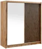 Vente-unique - CALOWI Wardrobe and walk-in wardrobe Holz, Platte Beige - B 60,5 cm x H 215 cm x L 203 cm Bild 4