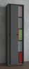 VCM Büroschrank Ulas 919824 Anthrazit H. 168 x B. 49 x T. 38 cm Bild 3