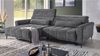 Massivart® Ecksofa LOGAN Cord grau, beige, grün, rost / 277 cm, Cordsofa / Sitztiefenverstellung / Kopfteilverstellung / Nosagfederung Bild 5
