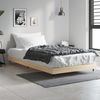 vidaXL Bettgestell ohne Matratze Sonoma-Eiche 100x200 cm Holzwerkstoff 832160 Bild 3