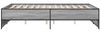 vidaXL Bettgestell Grau Sonoma 135x190 cm Holzwerkstoff und Metall 3279905 Bild 5