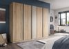 Kleiderschrank 5-türig (B/H/T: 230x183x53 cm) in Sonoma Eiche Nachbildung Bild 5