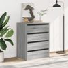 vidaXL Kommode Grau Sonoma 60x41x76 cm Holzwerkstoff 852875 Bild 3