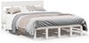 vidaXL Massivholzbett ohne Matratze Weiß 120x200 cm Kiefernholz 3302292 Bild 2