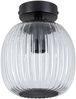 LED Deckenleuchte Ruya IP44 E14 230V max. 20W dimmbar Glas, Schwarz matt Bild 1