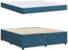vidaXL Bettrahmen mit Matratze Blau 180 x 200 cm Stoff 3398429 Bild 4