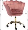 WAHSON OFFICE CHAIRS Loungesessel Bürostuhl Kunstfell Drehstuhl mit Rollen Bild 4