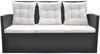vidaXL Poly Rattan Gartenmöbel Set 6-TLG. Sitzgruppe wasserdicht mit Tisch Bild 4