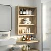 vidaXL Badezimmer-Wandschrank mit Regal Sonoma-Eiche 40 x 10 x 50 cm 889345 Bild 5