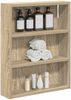 vidaXL Badezimmer-Wandschrank mit Regal Sonoma-Eiche 40 x 10 x 50 cm 889345 Bild 3