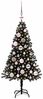 vidaXL Weihnachtsbaum mit 150 LEDs mit Ständer Schwarz 120 cm PVC 3396458 Bild 3