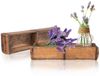 BigDean Holzkiste Ziegelform Vintage Unikat aus recyceltem Altholz – Rustikale Deko-Box (Set, 2 St, Ziegelform), Vintage recycling Ziegelform, Unikat Bild 2