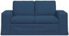 vidaXL Sofa Blau 162 x 80 x 82 cm Stoff 42024389 Bild 4