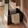 Garderobenspiegel 2-in-1 Kuonta 165x40x51 cm Schwarz [en. casa] Bild 3
