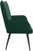 vidaXL Zweisitzer Sofa Dunkelgrün 115 x 61 x 87 cm Samt 42028962 Bild 5