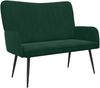 vidaXL Zweisitzer Sofa Dunkelgrün 115 x 61 x 87 cm Samt 42028962 Bild 2