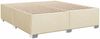 vidaXL Boxspringbett mit Matratze Creme 180x200 cm Stoff 3290579 Bild 5
