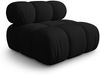 Micadoni Armloses Modul Bellis 3D-Stoff Sonic Schwarz Bild 2