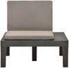 vidaXL Gartenstühle mit Auflagen 2 Stk. Kunststoff Anthrazit 3054426 Bild 3