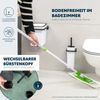 bremermann Bad-Accessoires Set SAVONA 4tlg. bestehend aus 1x Seifenspender, 1x Becher, 1x WC-Garnitur, 1x Kosmetikeimer aus Kunststoff in Weiß Bild 3
