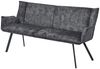 Bank Utrecht / Utah B, Stoff, Webstoff, Anthrazit, 182 x 87 x 68 cm Bild 2