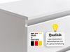 Home Collective Kommode mit Schublade 80, 100, 120, 140 cm breit weiß Holz Schrank (Highboard Anrichte Schlafzimmer Wohnzimmer Flur Büro Organizer), Kommode 100 cm breit Kommode Sideboard Höhe 78 cm Bild 4