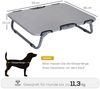 Novzep Tierbett Klappbare Outdoor Hundeliege, erhöht, kühlend, 59×46×15 cm Bild 3