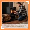 Relaxdays Modernes Kaminholzregal aus Metall Bild 3