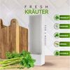 BlingBin Frischhaltedose Kräuterbehälter für Kühlschrank, Kräuter Aufbewahrungsbehälter, Kunststoff, (1er Ser, 3-tlg, 27 × 8,7 × 7,5 cm), Langfristige Frischekonservierung, Kräuteraufbewahrung für Koriander Bild 2