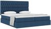 vidaXL Aufbewahrungsbett mit Matratze Blau 180 x 200 cm Kunstleder 3372214 Bild 3