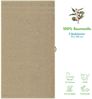 Hammetex 2er Badetücher Set, 100% Baumwolle Premium Qualität Groß 70x140 cm Duschtücher, Weich Saugstark Schnell Trocknendes Badetücher, Beige Bild 2