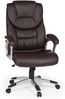 FineBuy Bürostuhl MADY Kunstleder ergonomisch mit Kopfstütze, Braun Bild 2