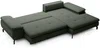 Vente-unique - ARCHIBALD Sofa Stoff Grün - B 104 cm x H 82 cm x L 265 cm Bild 4