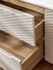Badmöbel Set 4-tlg Badezimmerset LAXY Eiche Beige ohne Waschtisch Bild 4