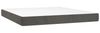 vidaXL Boxspringbett mit Matratze Dunkelgrau 160x200 cm Samt 3127620 Bild 5