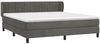 vidaXL Boxspringbett mit Matratze Dunkelgrau 160x200 cm Samt 3127620 Bild 3