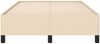 vidaXL Bettgestell ohne Matratze Creme 120x190 cm Stoff 379513 Bild 5