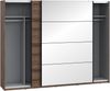 Forte 'JACKY' Schwebetürenschrank in Schlammeiche und Schwarzeiche 270 Bild 5