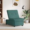 vidaXL Schlafsofa Ausziehbar Dunkelgrün 194 x 50 x 82 cm Stoff 42008586 Bild 3