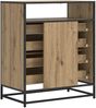 vidaXL Schubladenschrank 4-Schublade Artisan-Eiche 70 x 41 x 83,5 cm 8010313 Bild 4