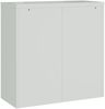 vidaXL Aktenschrank mit 2 Türen Grau 90 cm Stahl 20114 Bild 5