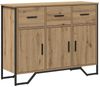 vidaXL Sideboard mit Schubladen Artisan-Eiche 97 x 32,5 x 74,5 cm 868777 Bild 2