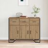 vidaXL Sideboard mit Schubladen Artisan-Eiche 97 x 32,5 x 74,5 cm 868777 Bild 4
