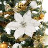 ABC 10-teiliges Dekokranz-Set, für Weihnachten, rot, Kunststoff / Textil, 15 x 15 x 30 cm Bild 5