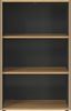 Aktenregal vito Podium, Holzwerkstoff, Schwarz, Holzfarben, 75 x 120 x 40 cm Bild 2