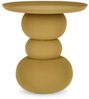 Beistelltisch Alpa aus Metall Ø 41 cm, Senf Bild 4