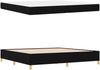 vidaXL Bettrahmen mit Matratze Schwarz 200 x 200 cm Stoff 3398964 Bild 5