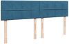 vidaXL Boxspringbett mit Matratze Blau 180x200 cm Samt 3287810 Bild 4